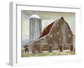 Barn Silo - Abilene-Mark Chandon-Framed Giclee Print