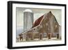 Barn Silo - Abilene-Mark Chandon-Framed Art Print