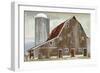 Barn Silo - Abilene-Mark Chandon-Framed Art Print