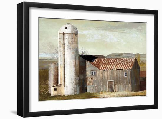 Barn Silo - Lubbock-Mark Chandon-Framed Art Print