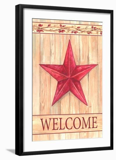 Barn Star Welcome-Melinda Hipsher-Framed Giclee Print