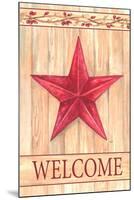 Barn Star Welcome-Melinda Hipsher-Mounted Giclee Print