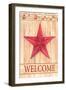 Barn Star Welcome-Melinda Hipsher-Framed Giclee Print