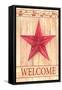 Barn Star Welcome-Melinda Hipsher-Framed Stretched Canvas