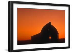 Barn, Sunset-null-Framed Photographic Print