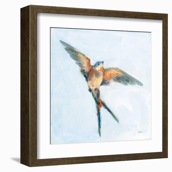 Barn Swallow Flight I-Sue Schlabach-Framed Art Print