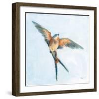 Barn Swallow Flight I-Sue Schlabach-Framed Art Print