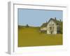 Barn with Blue Sky-Sarah Butcher-Framed Art Print