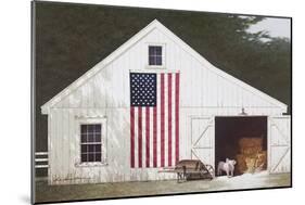 Barn with Piglet-Zhen-Huan Lu-Mounted Giclee Print