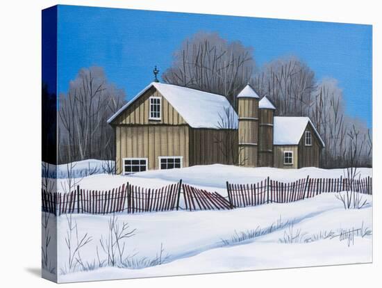 Barn-Debbi Wetzel-Stretched Canvas