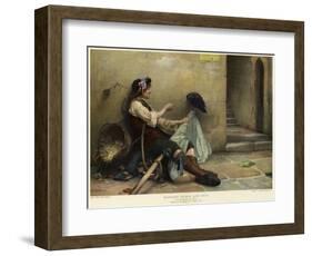 Barnaby Rudge and Grip, 1906-Nellie Joshua-Framed Giclee Print