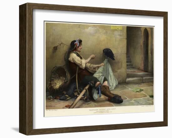 Barnaby Rudge and Grip, 1906-Nellie Joshua-Framed Giclee Print