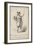 Barnaby Rudge and His Raven, Illustration from 'Barnaby Rudge' by Charles Dickens, 1841-John Doyle-Framed Giclee Print