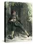 Barnaby Rudge by Dickens-Hablot Knight Browne-Stretched Canvas