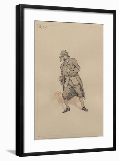 Barnaby Rudge Sr, C.1920s-Joseph Clayton Clarke-Framed Giclee Print