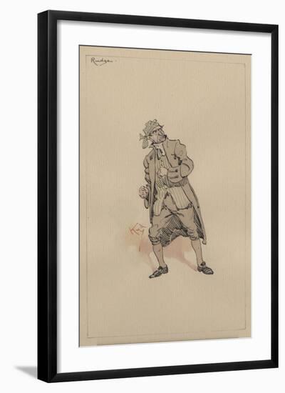 Barnaby Rudge Sr, C.1920s-Joseph Clayton Clarke-Framed Giclee Print