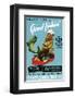 Barnacle Bill Says Good Fishin-null-Framed Art Print