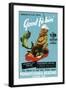 Barnacle Bill Says Good Fishin-null-Framed Art Print