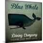 Barnacle Whale Diving Co-Ryan Fowler-Mounted Art Print