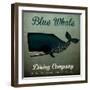 Barnacle Whale Diving Co-Ryan Fowler-Framed Art Print