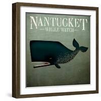 Barnacle Whale Nantucket-Ryan Fowler-Framed Art Print