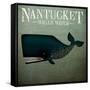 Barnacle Whale Nantucket-Ryan Fowler-Framed Stretched Canvas