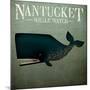 Barnacle Whale Nantucket-Ryan Fowler-Mounted Art Print