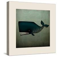 Barnacle Whale with Border-Ryan Fowler-Stretched Canvas