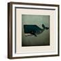 Barnacle Whale with Border-Ryan Fowler-Framed Art Print