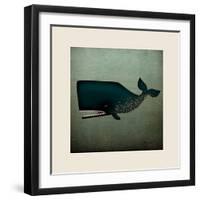 Barnacle Whale with Border-Ryan Fowler-Framed Art Print