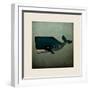 Barnacle Whale with Border-Ryan Fowler-Framed Art Print