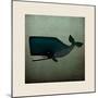 Barnacle Whale with Border-Ryan Fowler-Mounted Art Print
