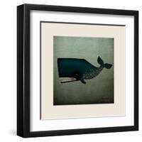 Barnacle Whale with Border-Ryan Fowler-Framed Art Print