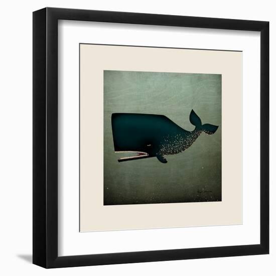 Barnacle Whale with Border-Ryan Fowler-Framed Art Print