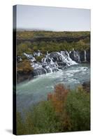 Barnafoss, Springs and Children's Falls, Iceland, Polar Regions-Michael-Stretched Canvas