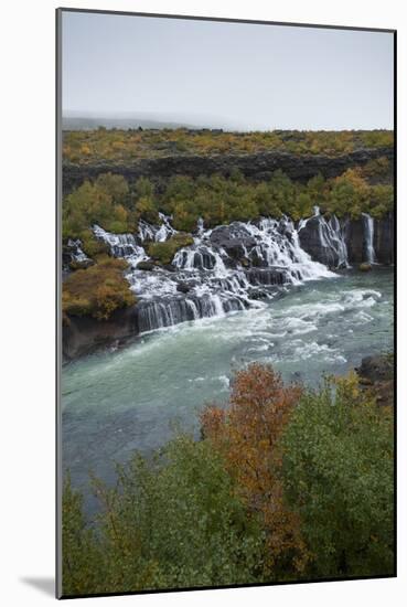 Barnafoss, Springs and Children's Falls, Iceland, Polar Regions-Michael-Mounted Photographic Print