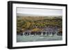 Barnafoss, Springs and Children's Falls, Iceland, Polar Regions-Michael-Framed Photographic Print