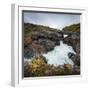 Barnafoss, Springs and Children's Falls, Iceland, Polar Regions-Michael Snell-Framed Photographic Print