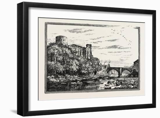 Barnard Castle (Barney) Is a Market Town in Teesdale, County Durham, England. Uk-null-Framed Giclee Print