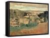 Barnard Castle from Towler Hill-John Sell Cotman-Framed Stretched Canvas