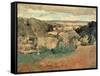 Barnard Castle from Towler Hill-John Sell Cotman-Framed Stretched Canvas