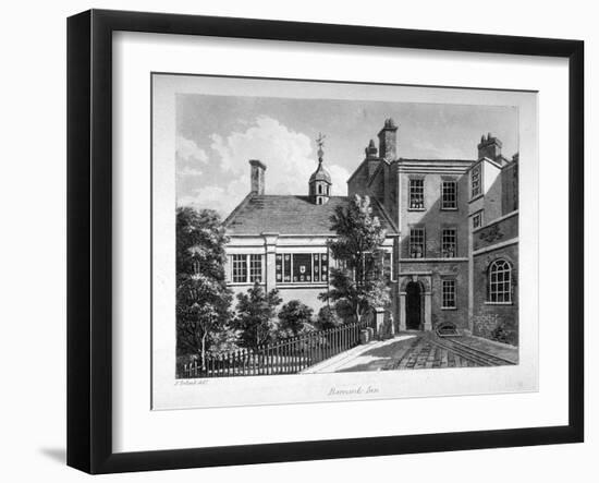 Barnard's Inn , City of London, 1800-Samuel Ireland-Framed Giclee Print