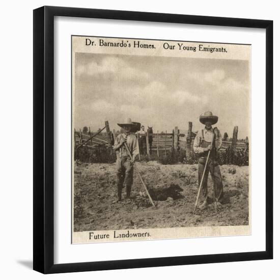 Barnardo's Emigrants in Canada-Peter Higginbotham-Framed Photographic Print