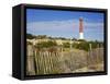 Barnegat Lighthouse in Ocean County, New Jersey, United States of America, North America-Richard Cummins-Framed Stretched Canvas
