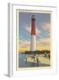 Barnegat Lighthouse, New Jersey-null-Framed Art Print