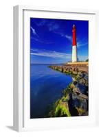 Barnegat Lighthouse, New Jersey-George Oze-Framed Photographic Print