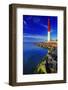 Barnegat Lighthouse, New Jersey-George Oze-Framed Photographic Print