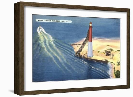 Barnegat Lighthouse, New Jersey-null-Framed Art Print