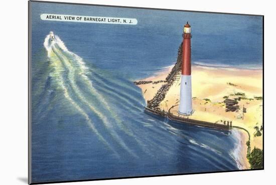 Barnegat Lighthouse, New Jersey-null-Mounted Art Print