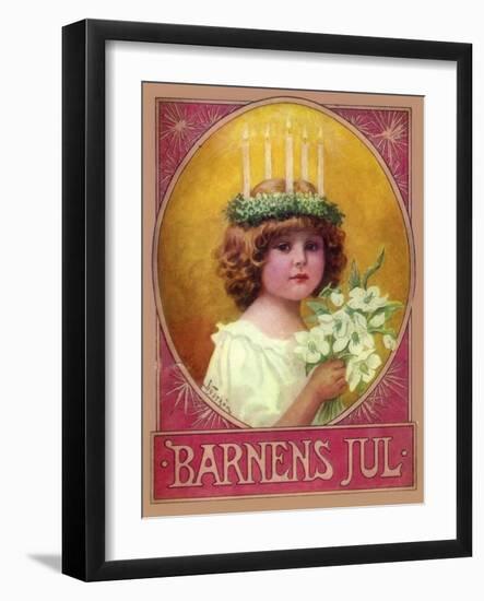 Barnens Jul-Vintage Apple Collection-Framed Giclee Print